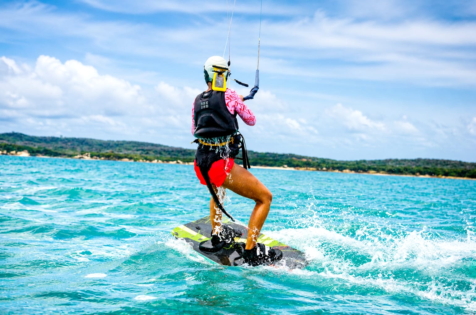 Action kitesurf