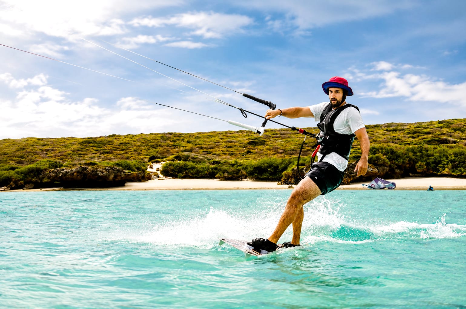 Session kitesurf